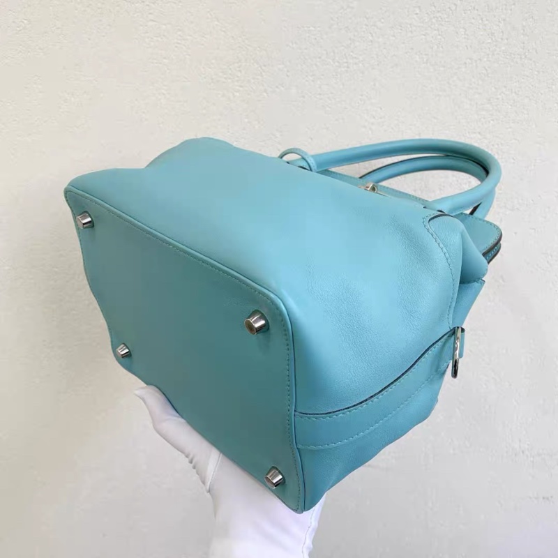 97新 hermes toolbox20 牛奶盒子 3p馬卡龍銀扣 t刻-2