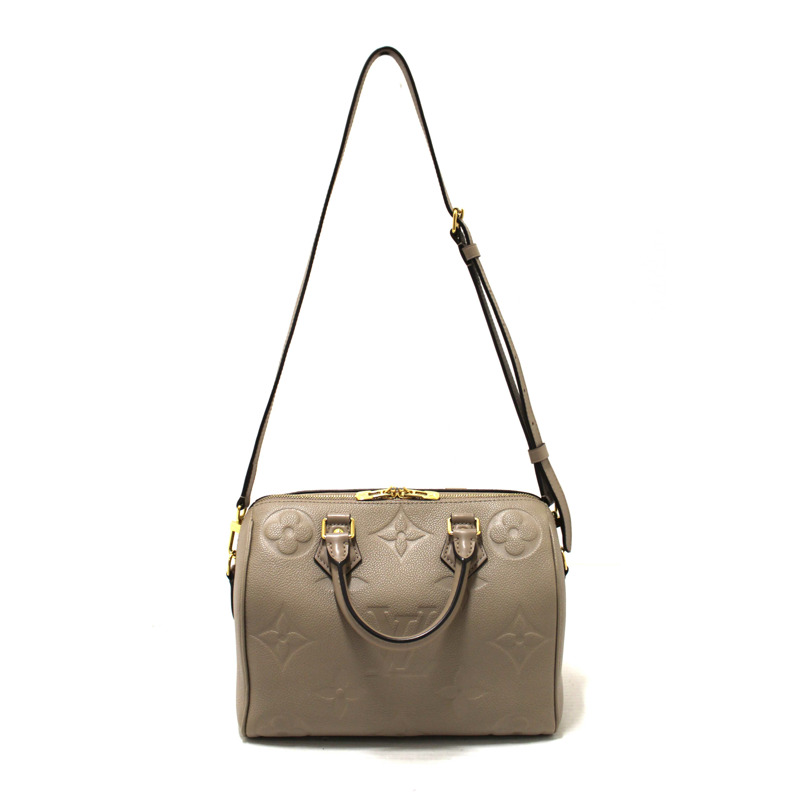 Louis Vuitton Turtledove Empreinte Leather Speedy 25 Bandouliere Crossbody Bag-1