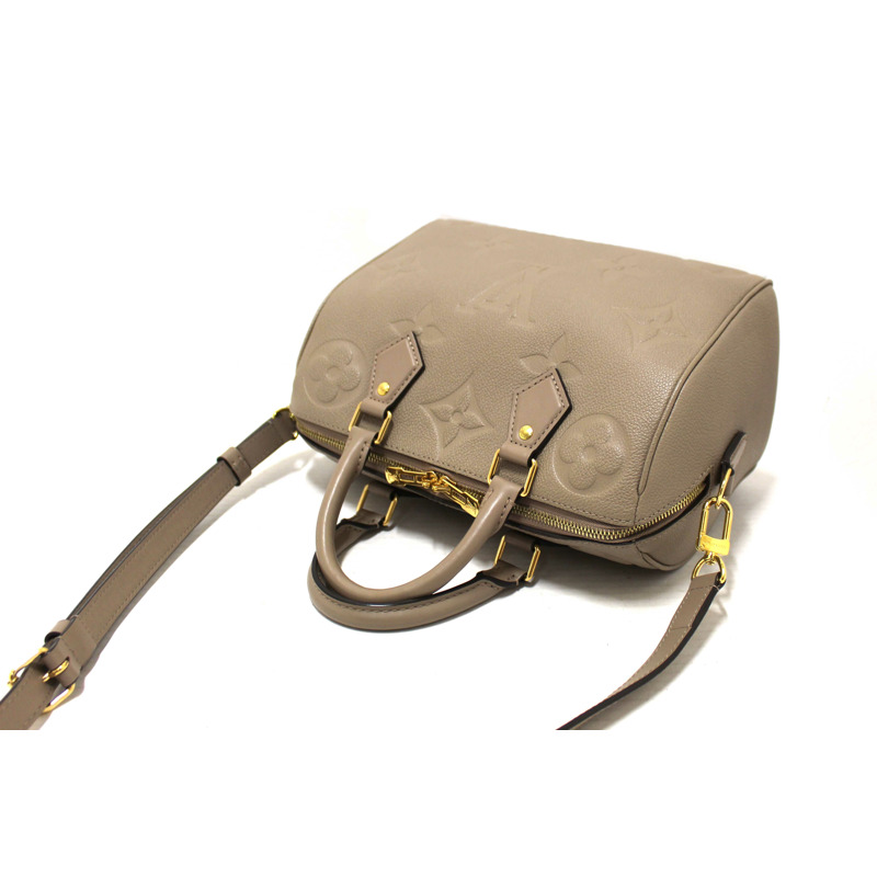 Louis Vuitton Turtledove Empreinte Leather Speedy 25 Bandouliere Crossbody Bag-9