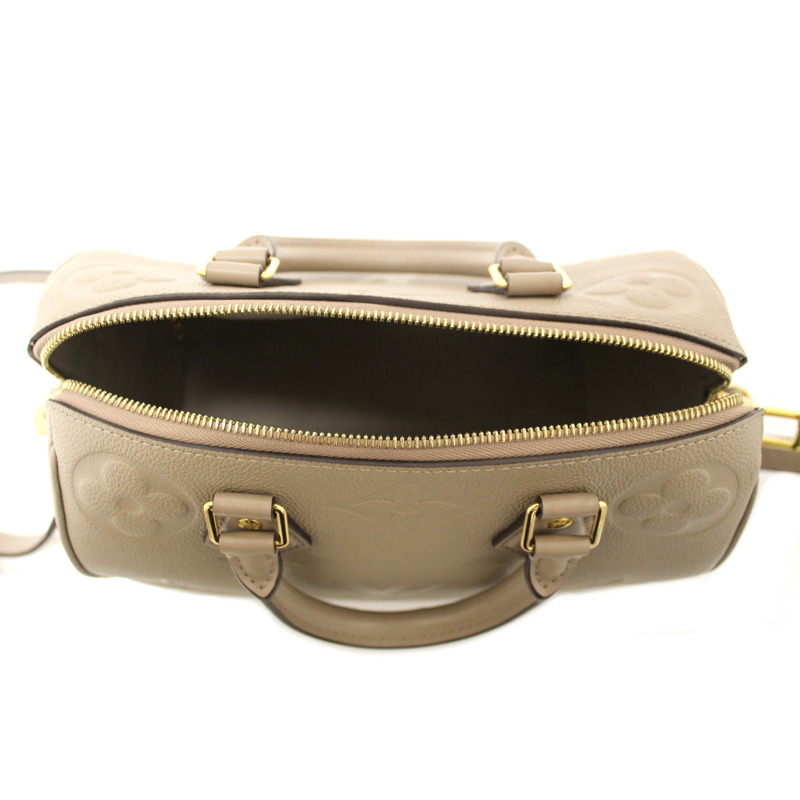 Louis Vuitton Turtledove Empreinte Leather Speedy 25 Bandouliere Crossbody Bag-12