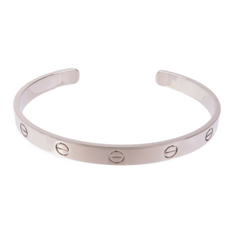 CARTIER 18K白金Love Bracelet手鐲Cartier#19