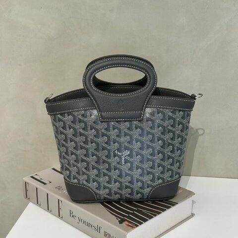 GOYARD Beluga mini手提水桶包- 灰