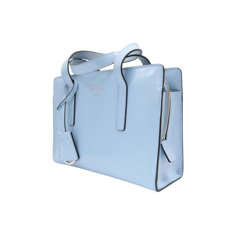 藍色 皮革 肩背包 1BA357-2