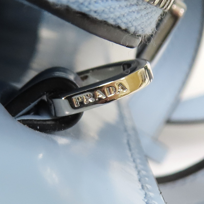 藍色 皮革 肩背包 1BA357-9