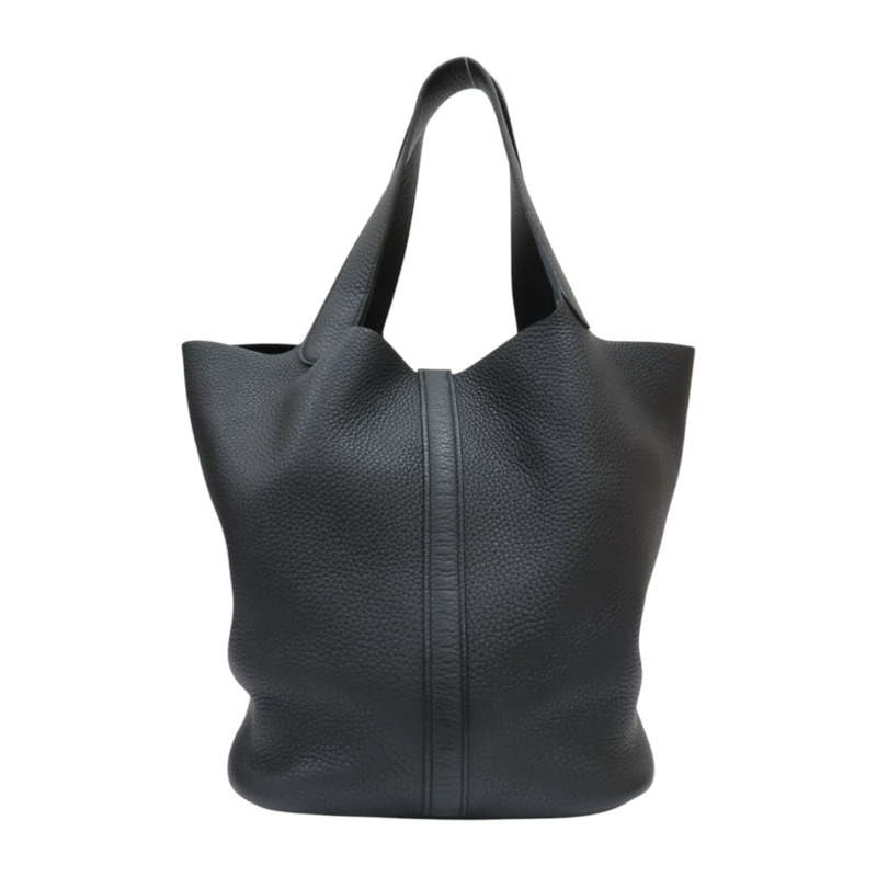 黑色 TC牛革 Picotin Lock 26 手提包 無鑰匙-1