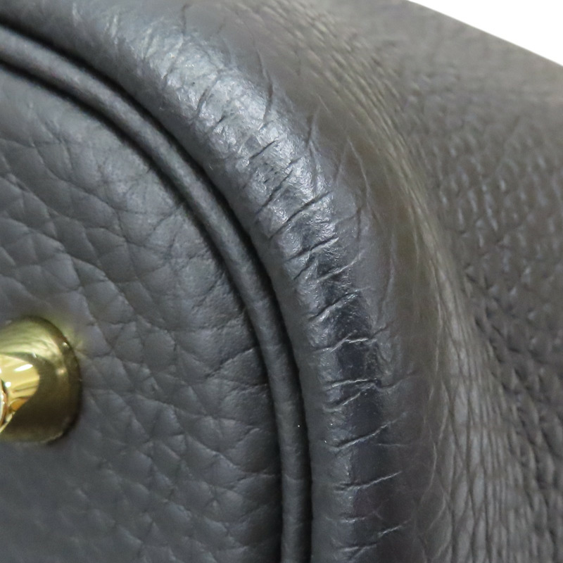 黑色 TC牛革 Picotin Lock 26 手提包 無鑰匙-9