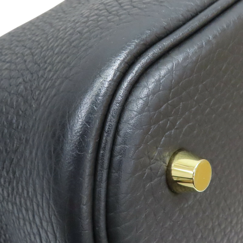 黑色 TC牛革 Picotin Lock 26 手提包 無鑰匙-10