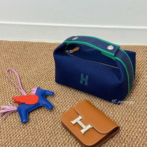 HERMES Bride A Arac深藍小號飯盒包