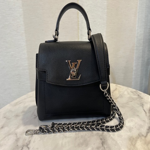 LV Lockme Ever mini 銀釦手提斜背包