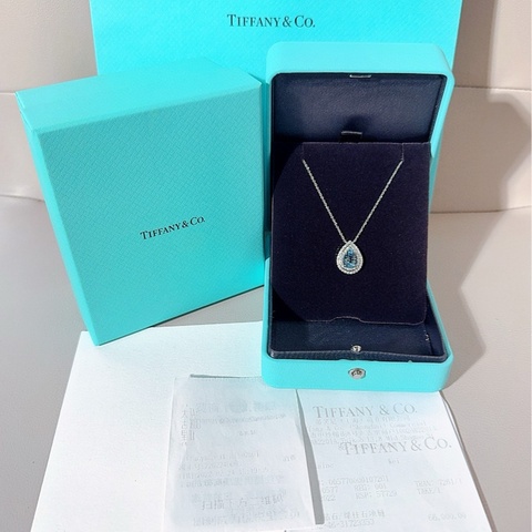 Tiffany蒂芙尼 Soleste系列 海蓝宝石钻石项链