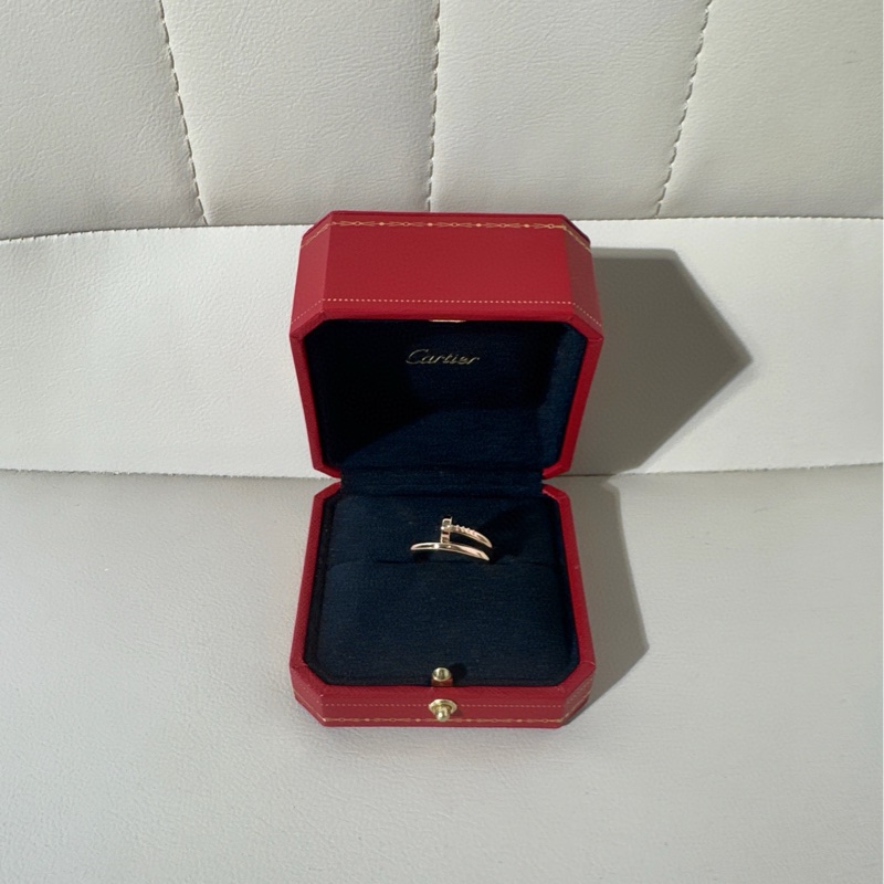 Cartier卡地亚 Juste un Clou系列 玫瑰金钉子戒指-0