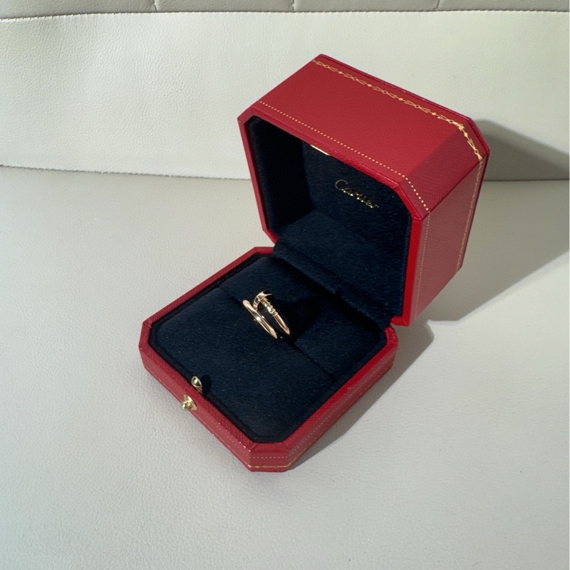 Cartier卡地亚 Juste un Clou系列 玫瑰金钉子戒指-1