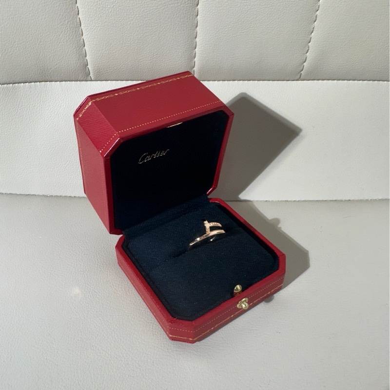 Cartier卡地亚 Juste un Clou系列 玫瑰金钉子戒指-2