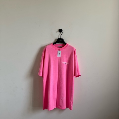 Balenciaga 巴黎世家 可樂短袖 粉