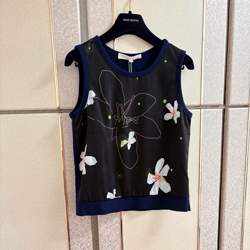 全新Lamofirefly桐花螢火雙材質針織上衣 38號-4