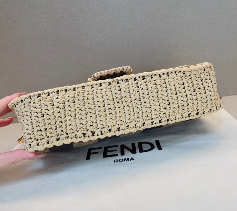 FENDI芬迪 手提斜挎單肩包 女款 棕色-2