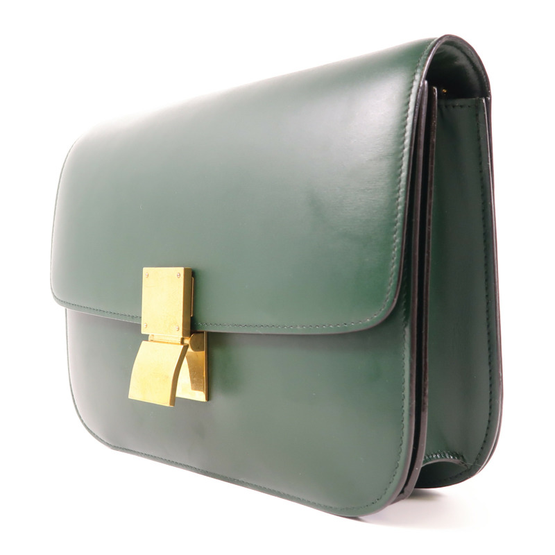 CELINE 牛皮皮革Classic Box金扣肩背袋-2