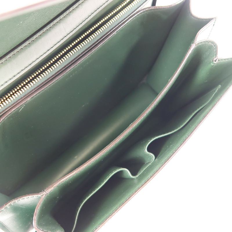 CELINE 牛皮皮革Classic Box金扣肩背袋-4