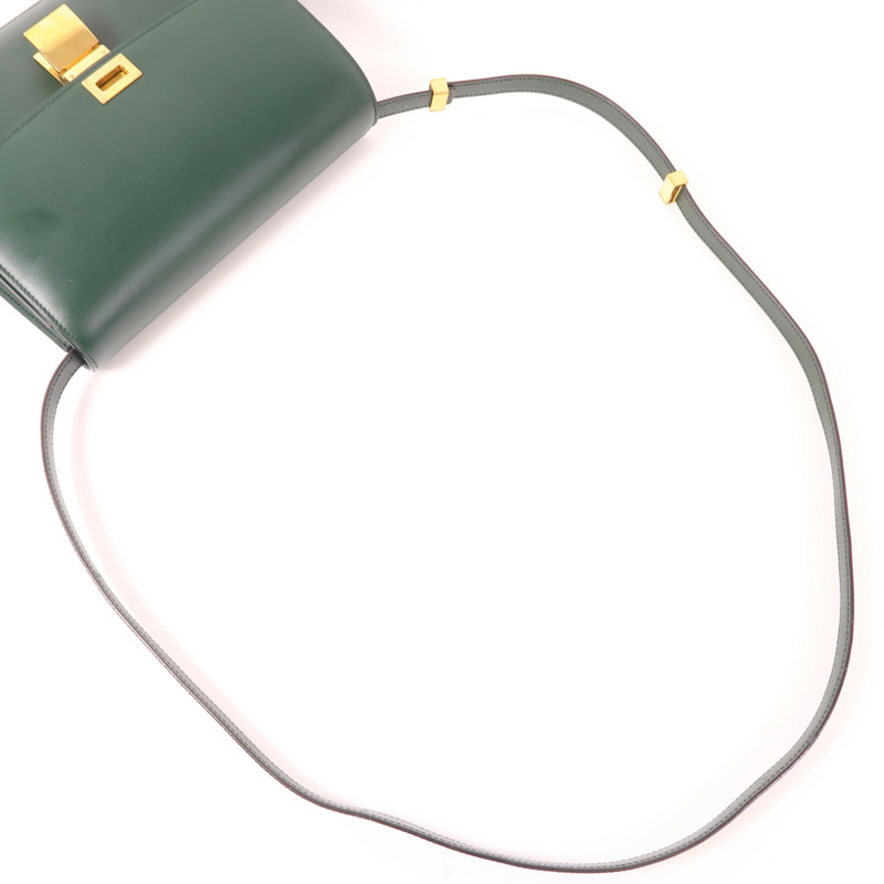 CELINE 牛皮皮革Classic Box金扣肩背袋-8