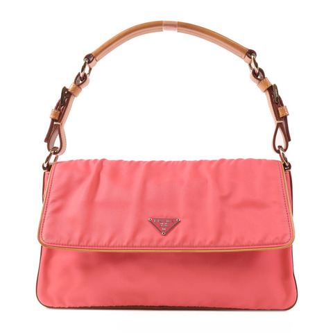 PRADA 尼龍Tote Bag銀扣手挽袋