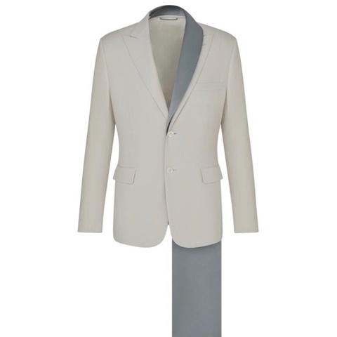 Dior ecru wool suit 44 / 46 西裝