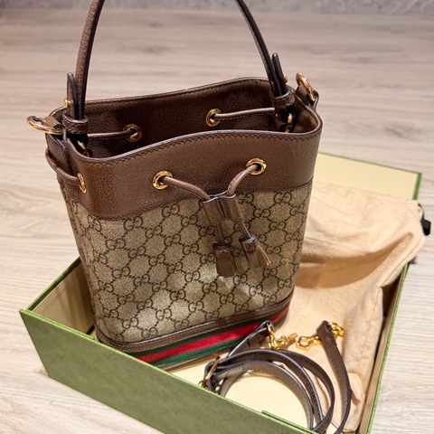 Gucci ophidia 古馳 經典水桶包 近全新 有盒