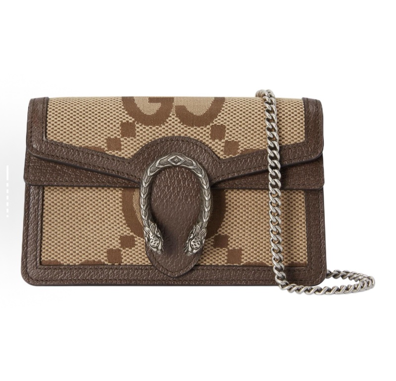 GUCCI古馳 Dionysus 酒神 單肩斜挎包 超迷你 女款 米棕色-4