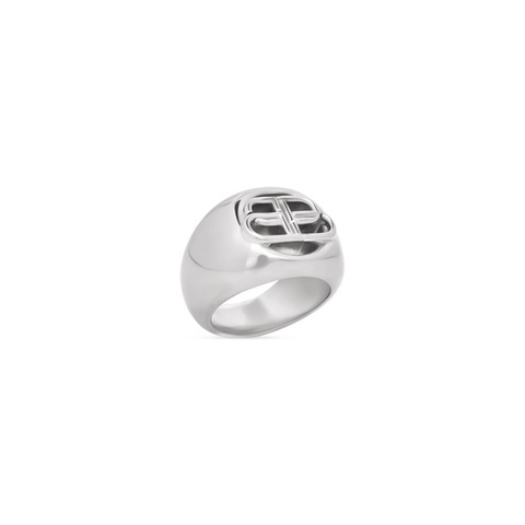 全新Balenciaga BB Signet Ring