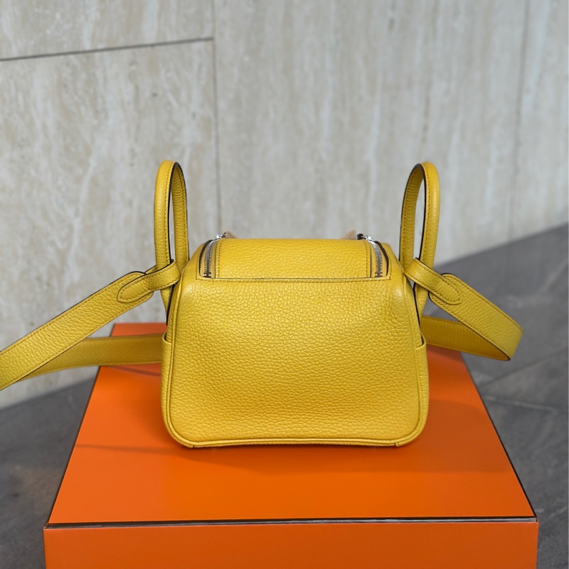 🈶25年購證 #全新全膜 愛馬仕mini Lindy陽光黃💛 #買不到的價格 #已過檢-2