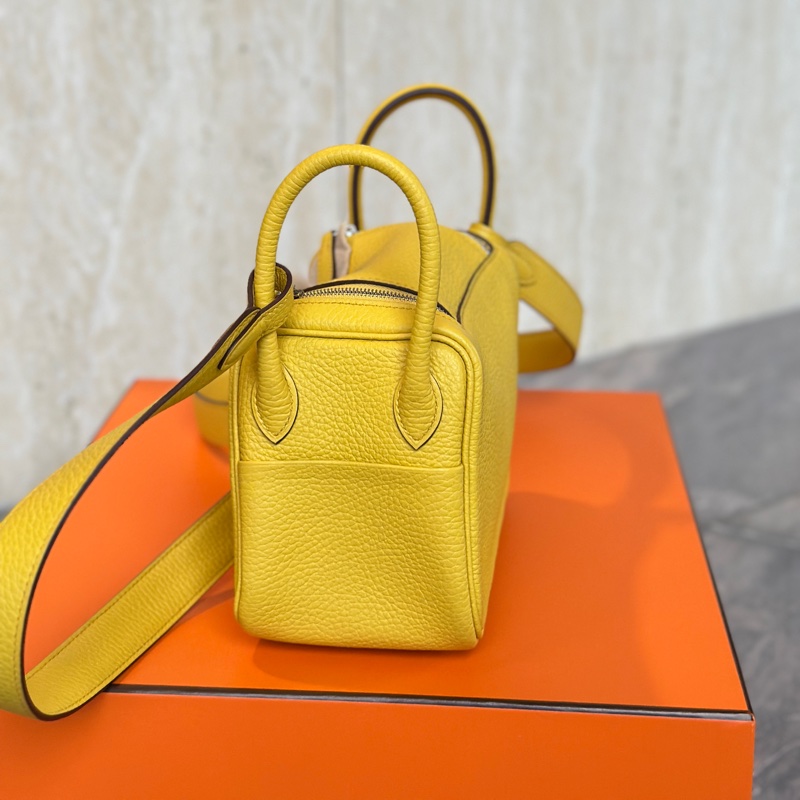 🈶25年購證 #全新全膜 愛馬仕mini Lindy陽光黃💛 #買不到的價格 #已過檢-3