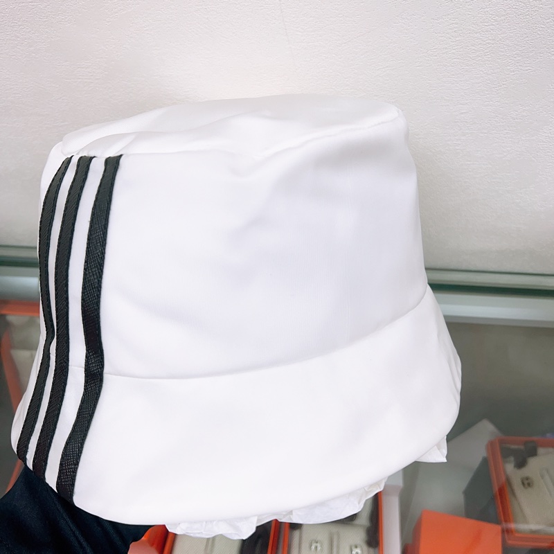 Prada x addidas 白色漁夫帽 L碼-3