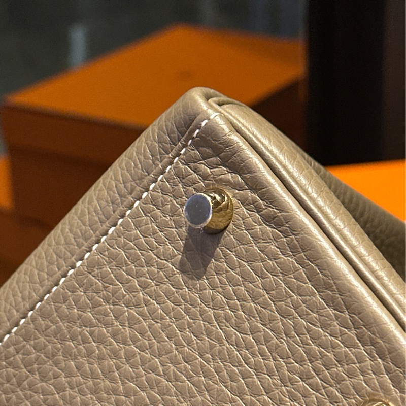 🈶台灣25年購證 #全新全膜 愛馬仕kelly28大象灰 #配件超齊全-12