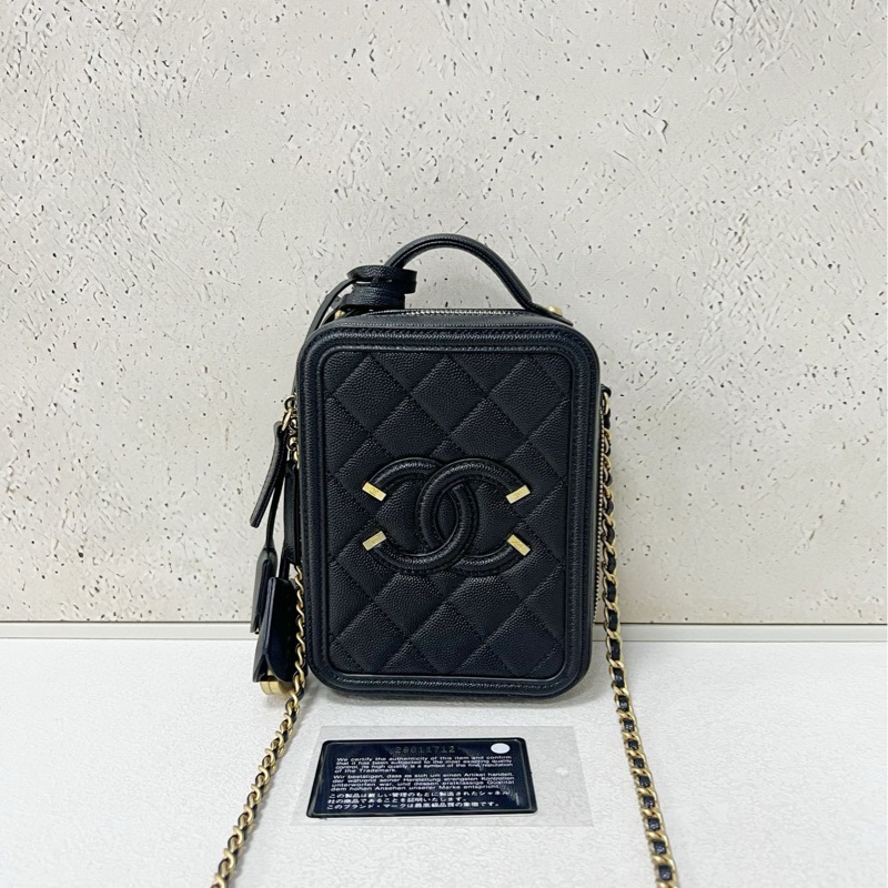 Chanel vanity case 豎版相機包-0