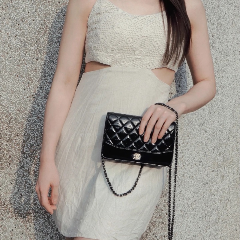 🈶購證 #全配 #絕版收藏 #香奈兒woc黑金流浪系列-2
