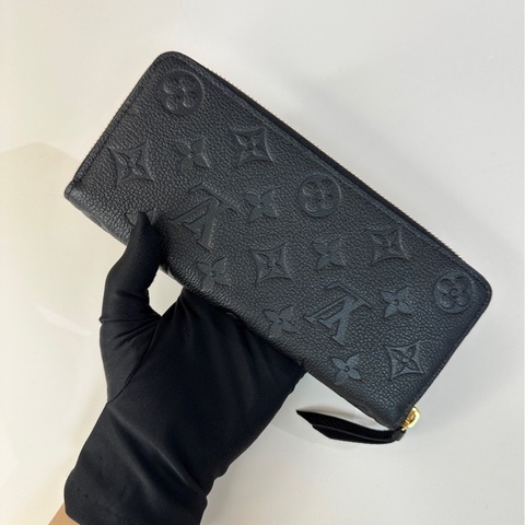 LV Louis Vuitton壓花紋印花長夾 M60171