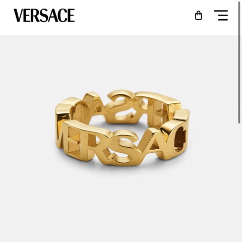 versace logo戒指💍
