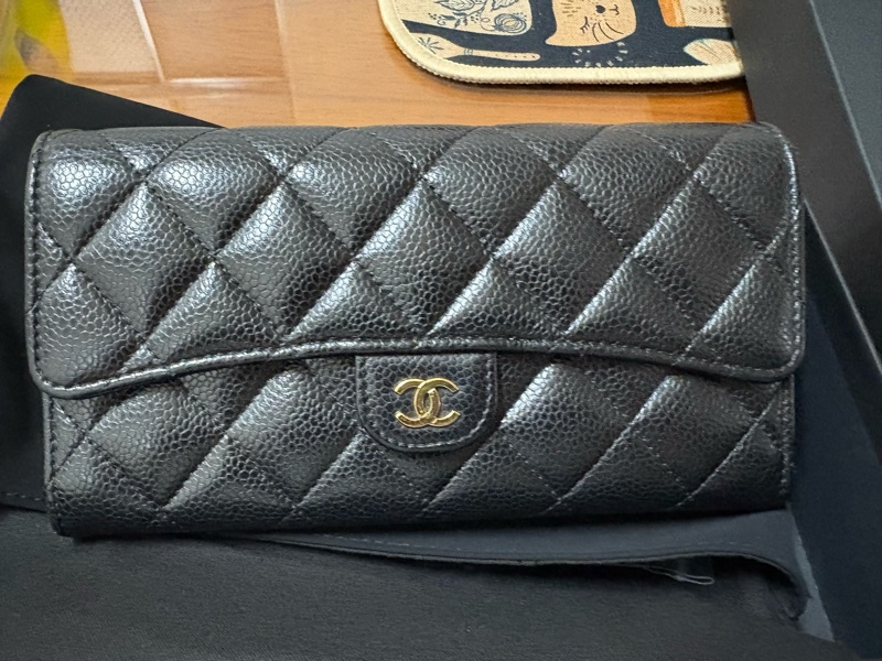 香奈兒長夾 荔枝皮-6