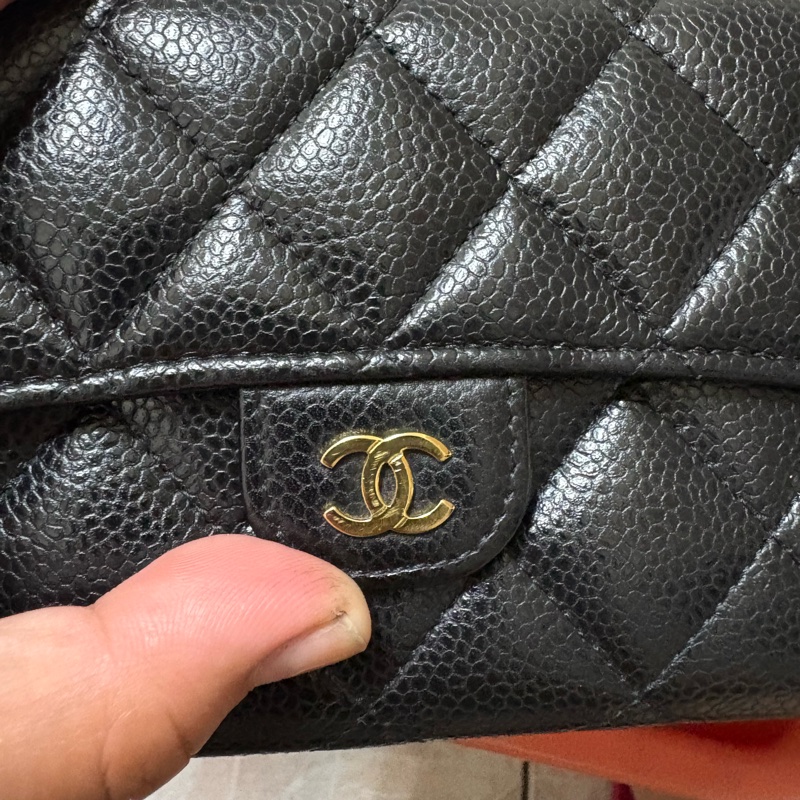 香奈兒長夾 荔枝皮-14