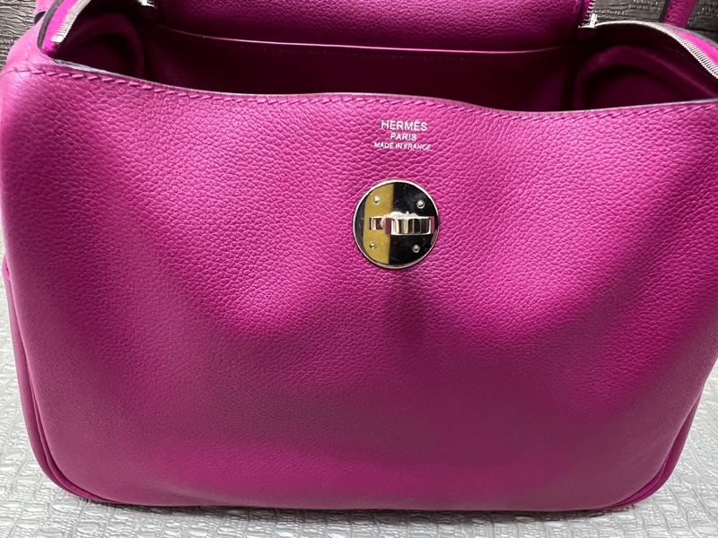 Hermes Lindy26 k5托斯卡紫Evergrain皮-8