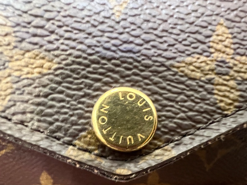 LV 信封金釦可拆零錢卡片3合1鏈包-15
