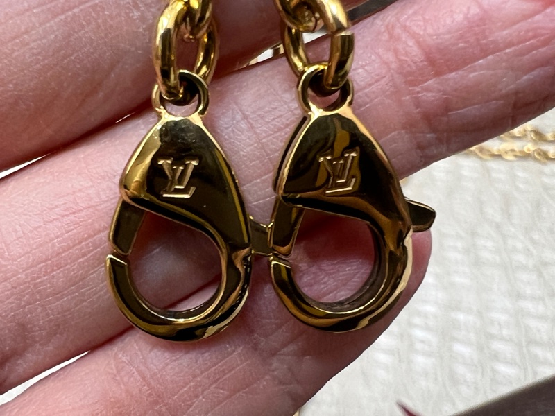 LV 信封金釦可拆零錢卡片3合1鏈包-16