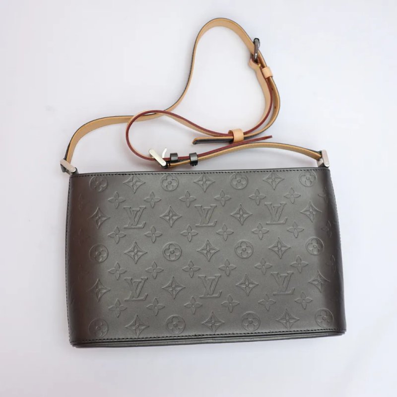 Louis Vuitton Allston Monogram 啞灰色斜孭袋 LV手袋-3