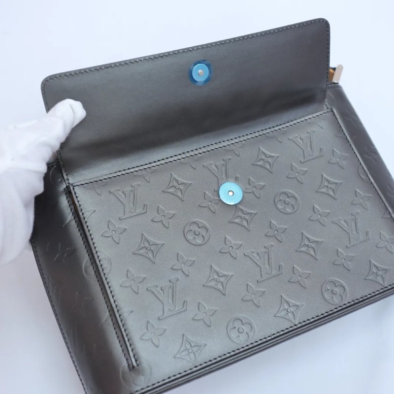 Louis Vuitton Allston Monogram 啞灰色斜孭袋 LV手袋-9