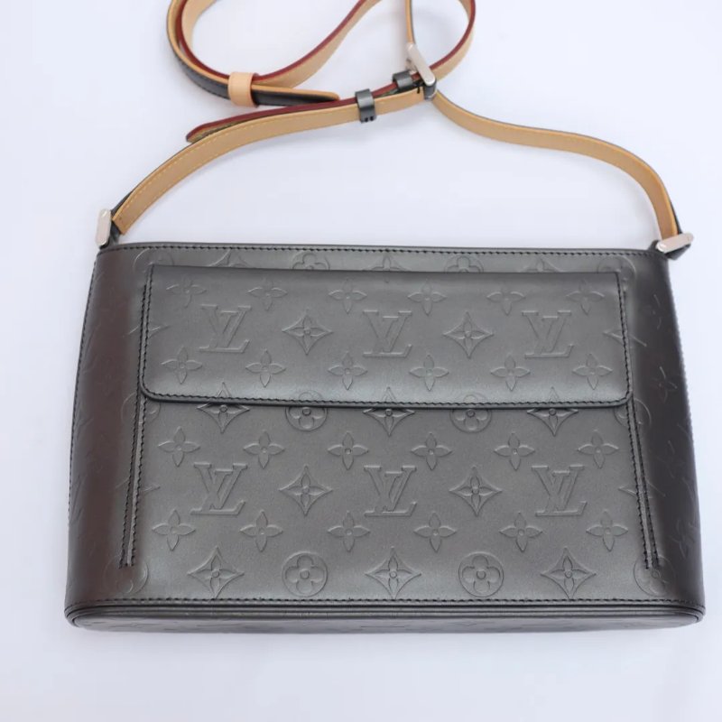 Louis Vuitton Allston Monogram 啞灰色斜孭袋 LV手袋-10