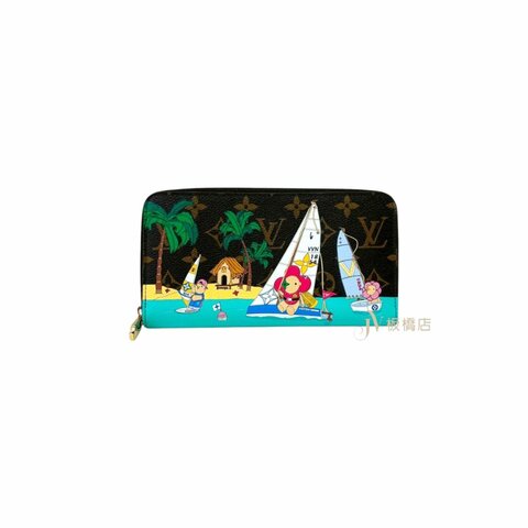 LV vivienne holiday原花拉鍊長夾M82839