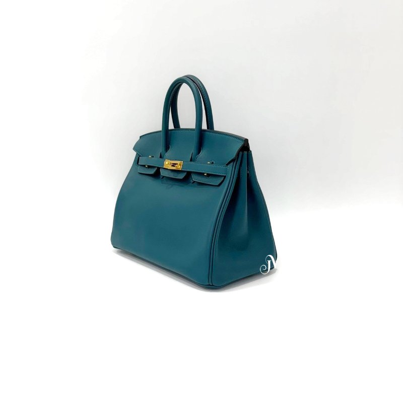 HERMES WO普羅旺斯綠 金扣 SWIFT BIRKIN 25-2