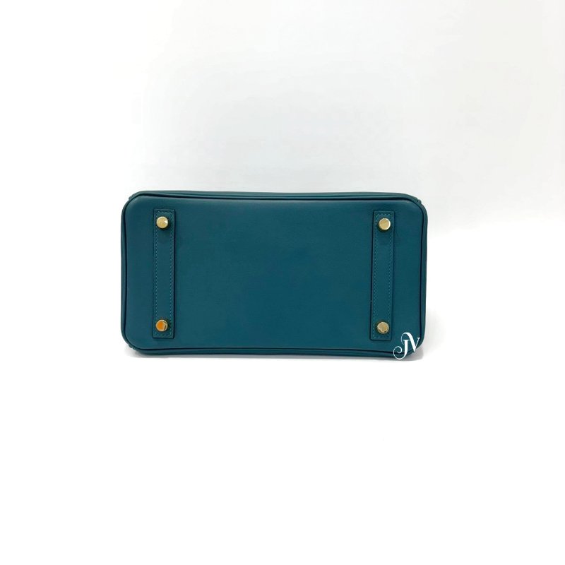 HERMES WO普羅旺斯綠 金扣 SWIFT BIRKIN 25-3