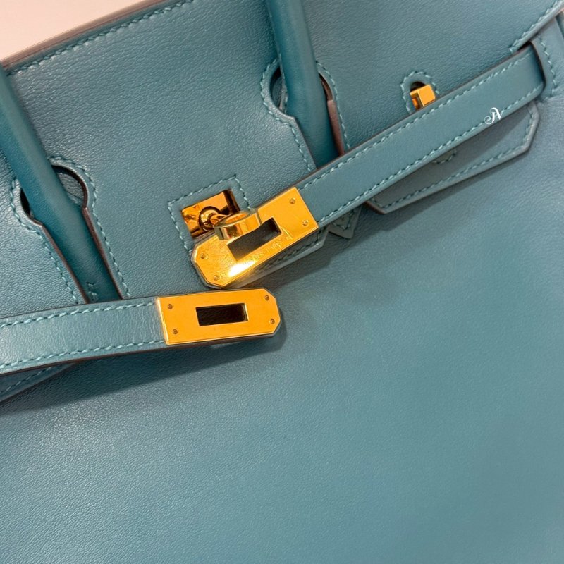 HERMES WO普羅旺斯綠 金扣 SWIFT BIRKIN 25-9