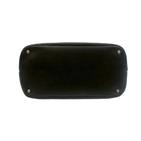 CHANEL 黑荔枝皮銀鍊托特包A67291-9