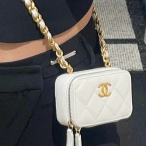 CHANEL 白金肩背斜背包11*7*4.5 99新 配件塵袋盒子保卡